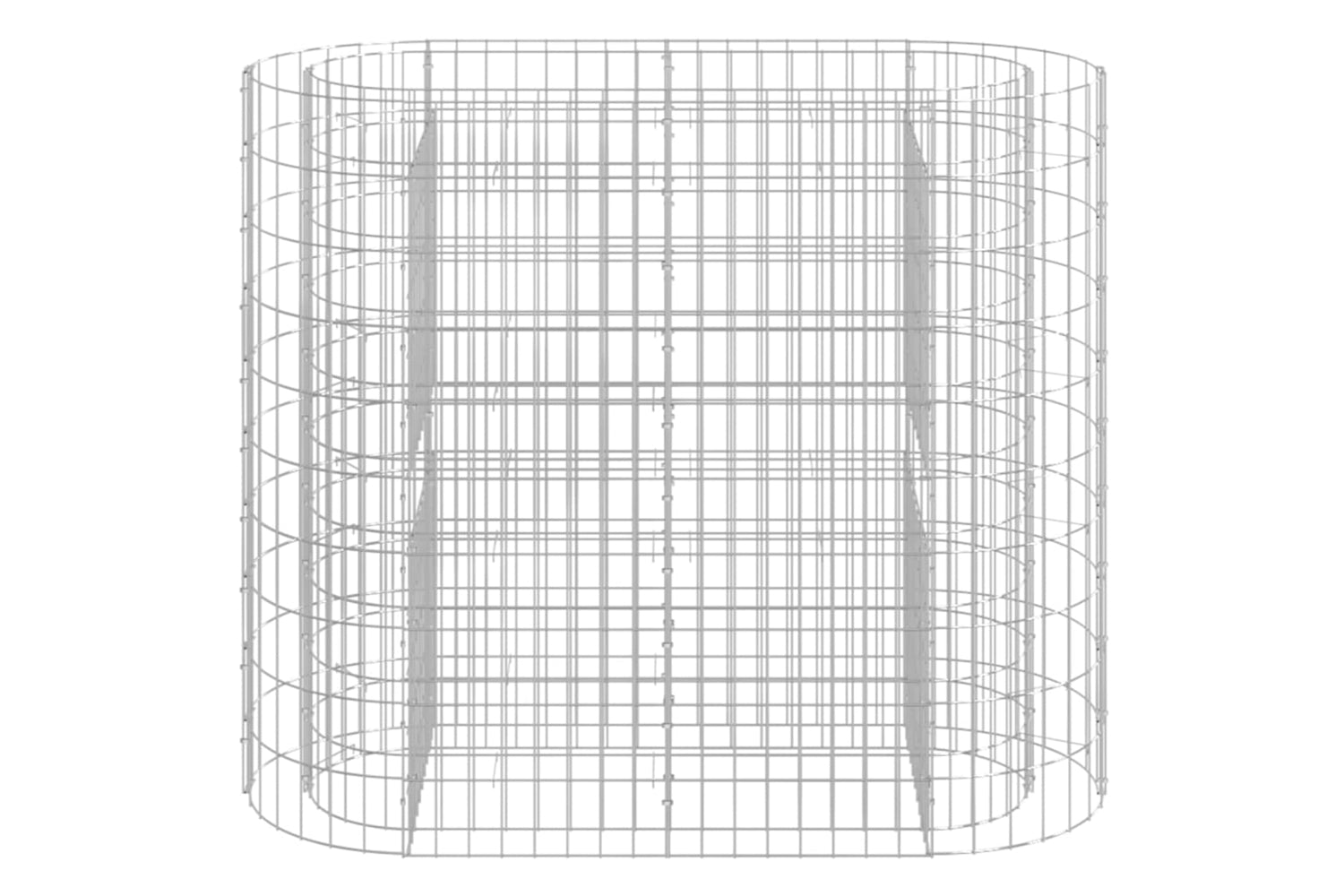 vidaXL 152032 Gabion Raised Bed Galvanised Iron 120x50x100cm-2