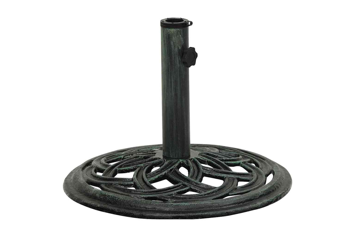 vidaXL 317756 Umbrella Base Green 44x44x31cm Cast Iron