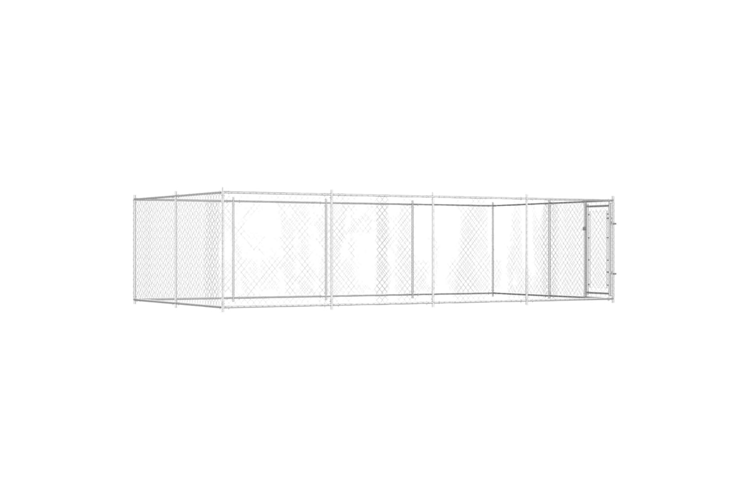 Vidaxl Outdoor Dog Kennel 7.6x3.8x1.9 M-4