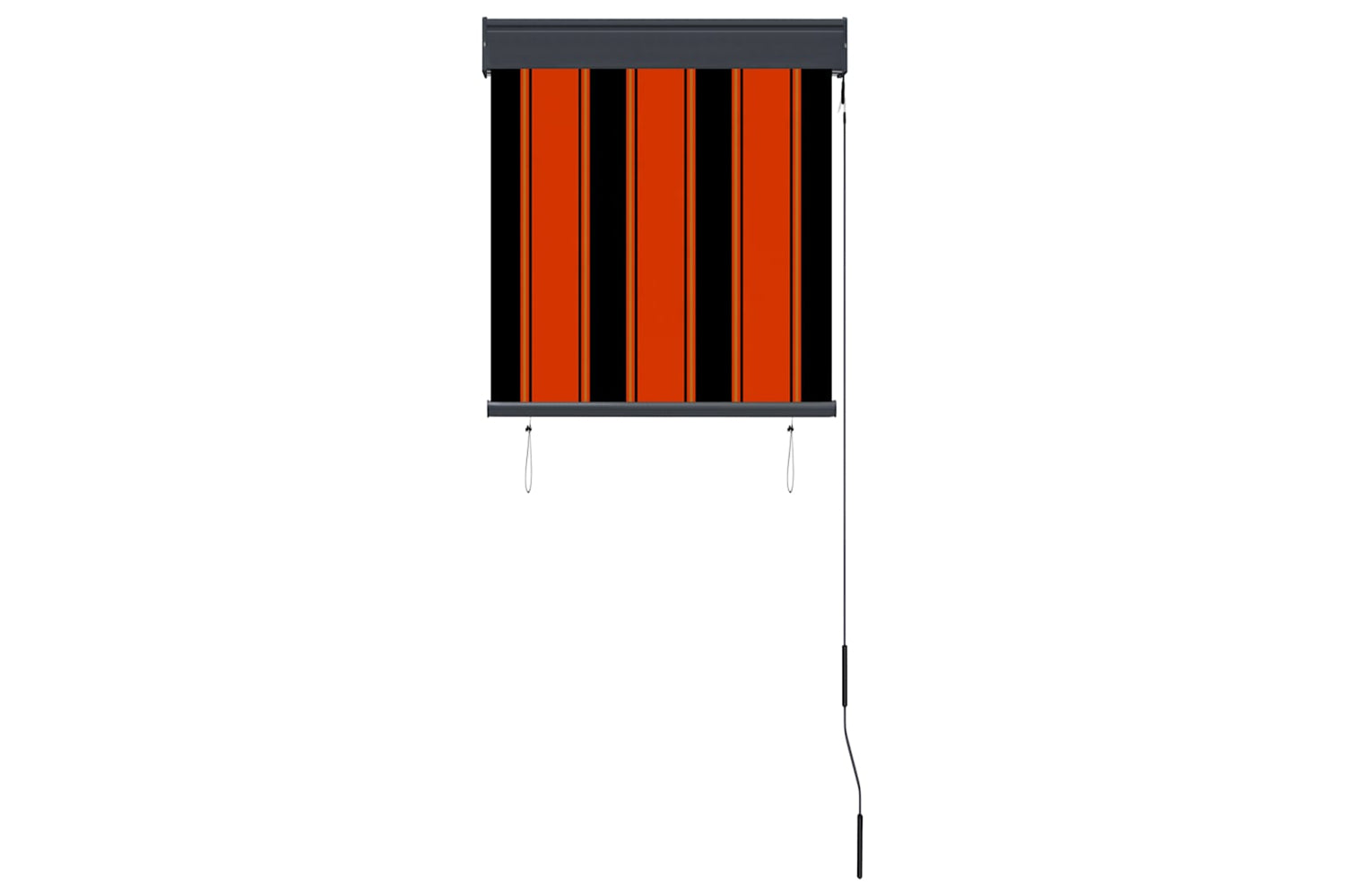 vidaXL 145948 Outdoor Roller Blind 60x250cm Orange And Brown-4