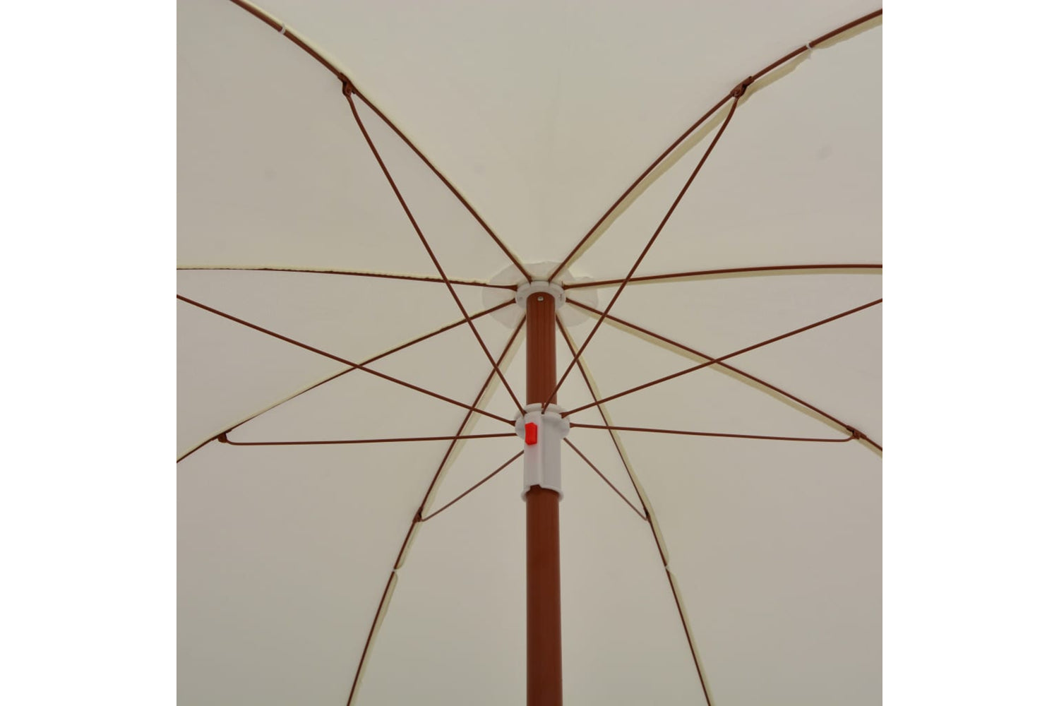 vidaXL 47798 Parasol With Steel Pole 180cm Sand-4