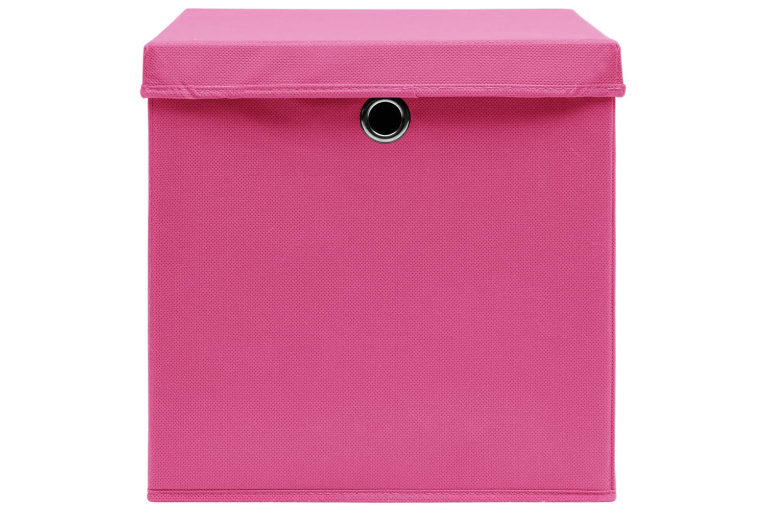 Vidaxl 288348 Storage Boxes With Lids 10 Pcs Pink 32x32x32 Cm Fabric-4