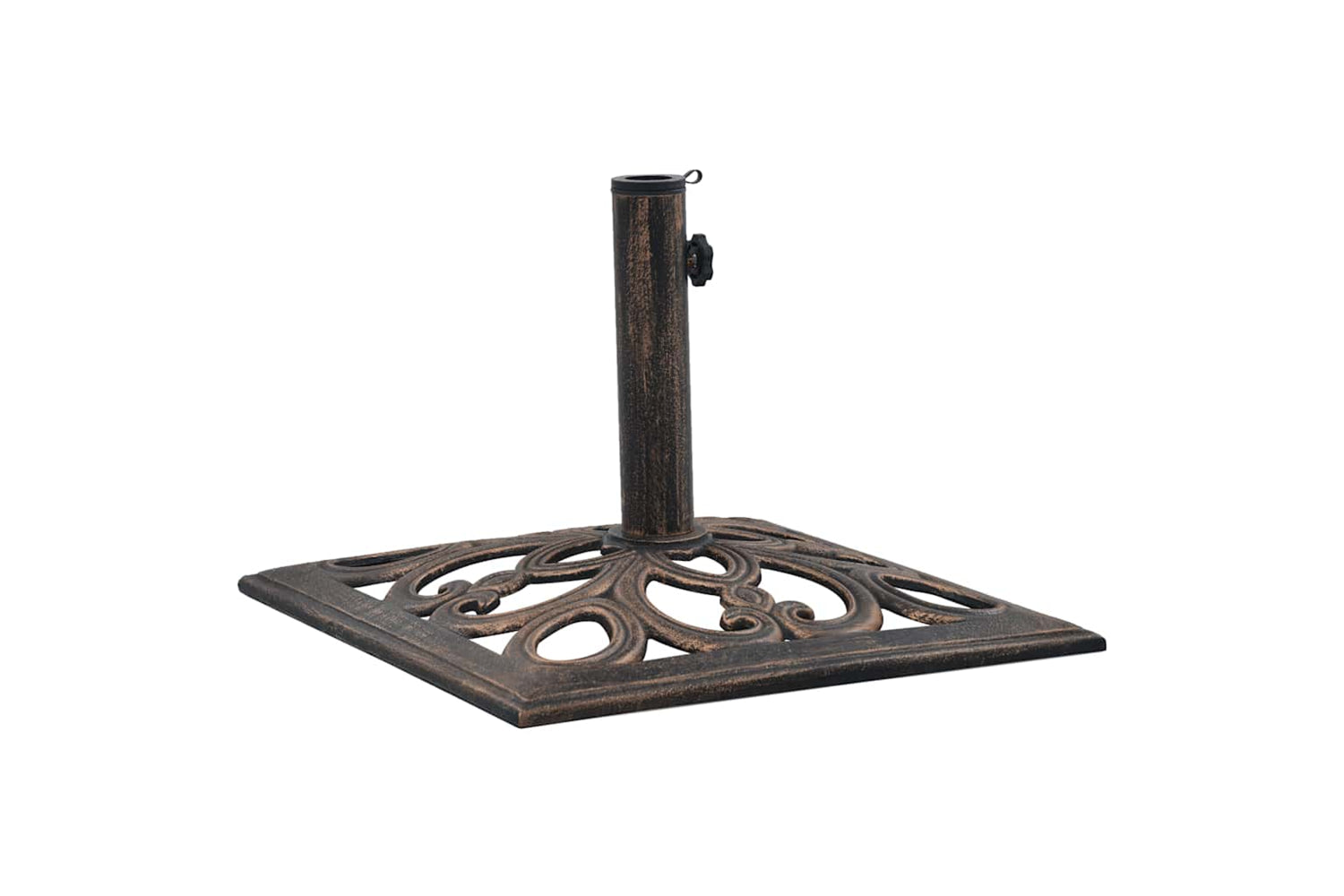 vidaXL 47868 Umbrella Base Bronze 12 Kg 49cm Cast Iron