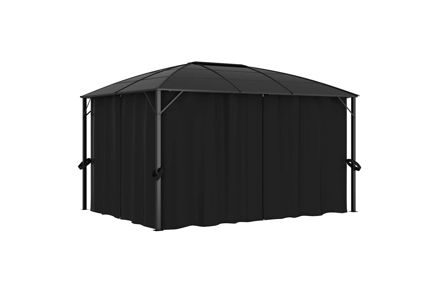 vidaXL 48601 Gazebo With Curtains 400x300x265cm Anthracite