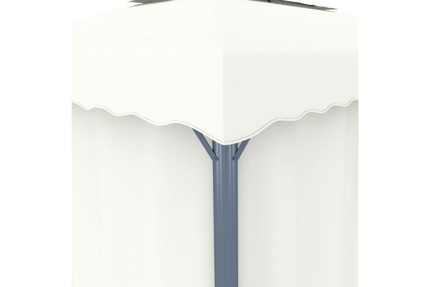 Vidaxl 3053375 Gazebo With Curtain 4x3 M Cream White Aluminium-6