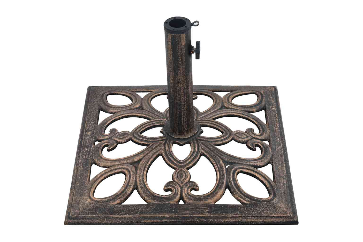 vidaXL 47868 Umbrella Base Bronze 12 Kg 49cm Cast Iron-4