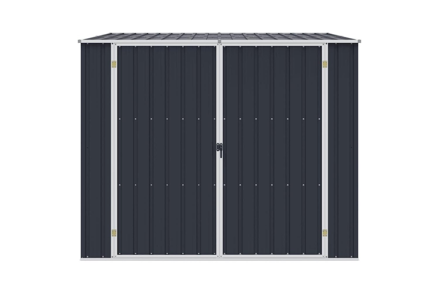 vidaXL 46255 Garden Shed Anthracite 195x198x159cm Galvanised Steel-4