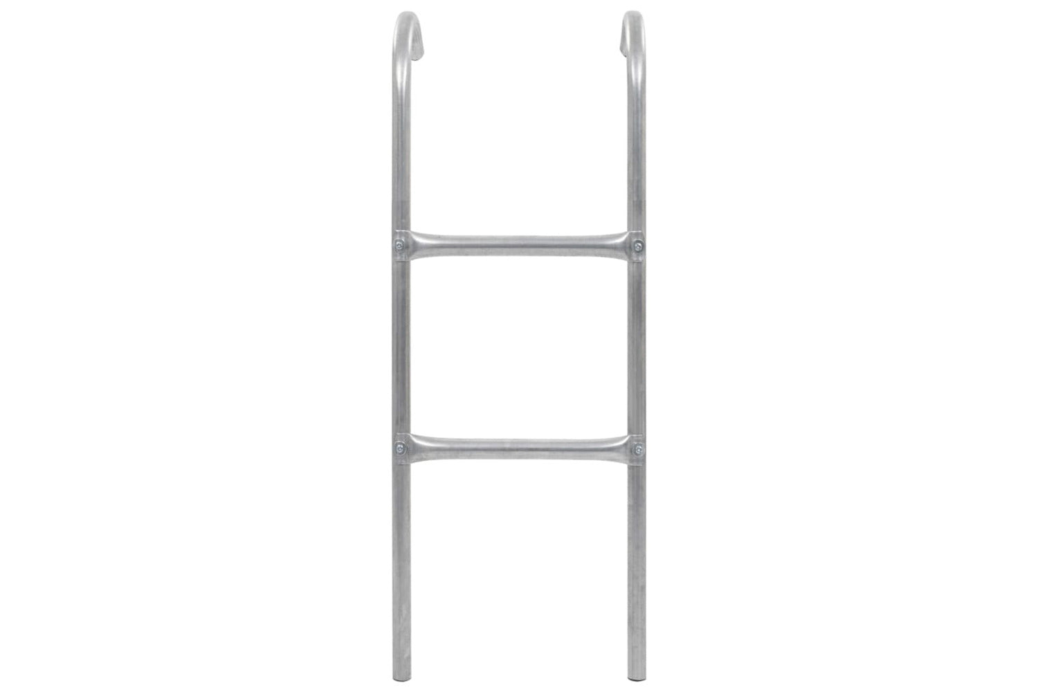 vidaXL 92409 2-step Trampoline Ladder Steel Silver 102.6cm-2