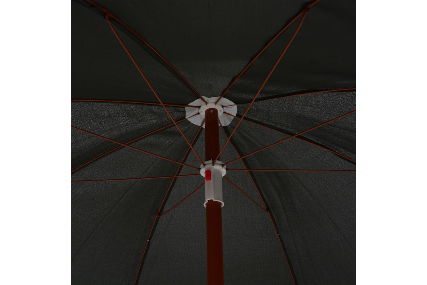 vidaXL 47804 Parasol With Steel Pole 180cm Anthracite-4