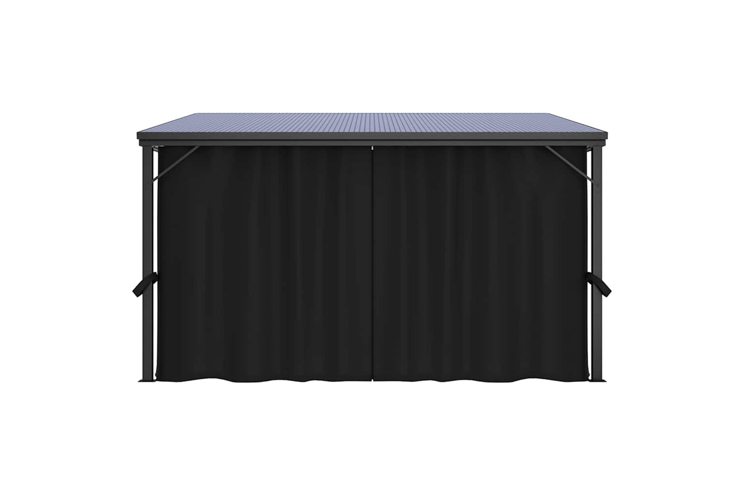 Vidaxl Gazebo With Curtain 405x294x244 Cm Anthracite-4