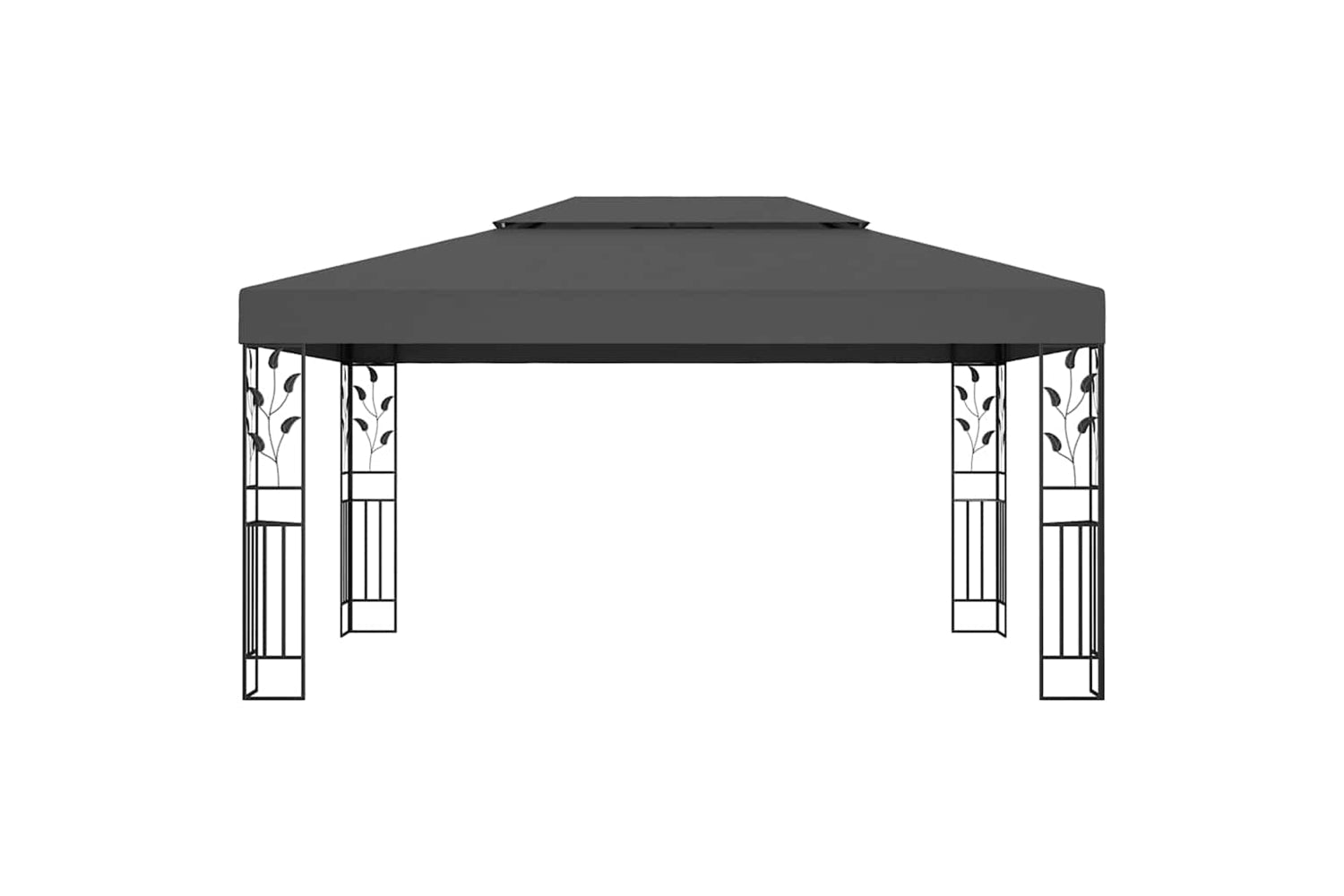 Vidaxl 48031 Gazebo With Double Roof 3x4m Anthracite-2
