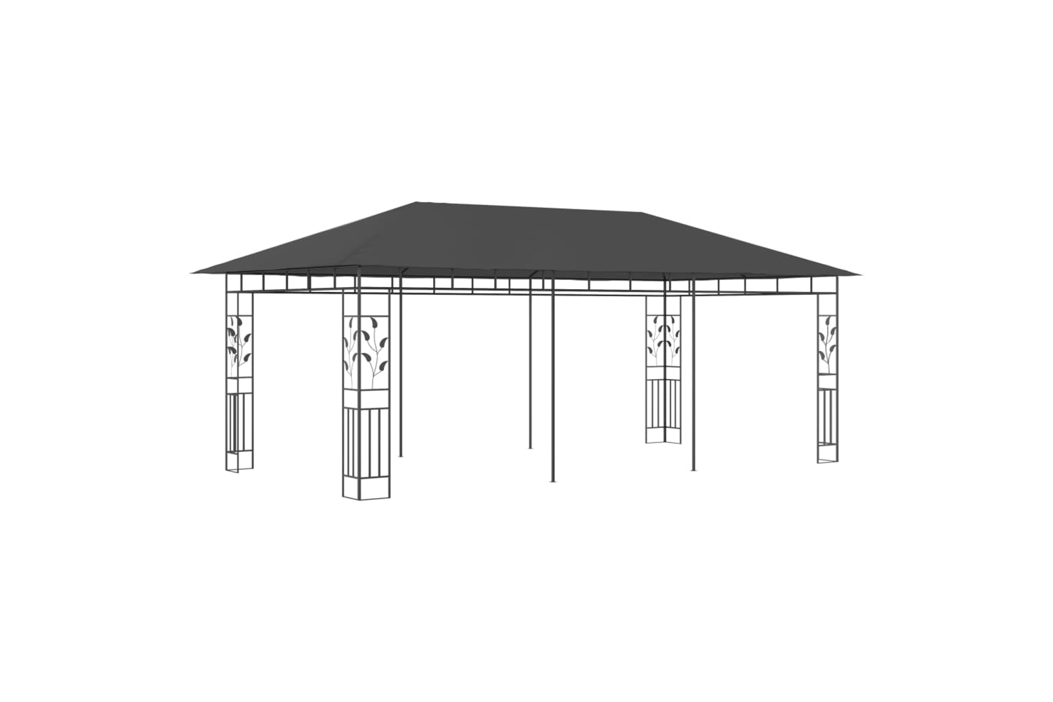 Vidaxl 47974 Gazebo With Mosquito Net 6x3x2.73 M Anthracite-2