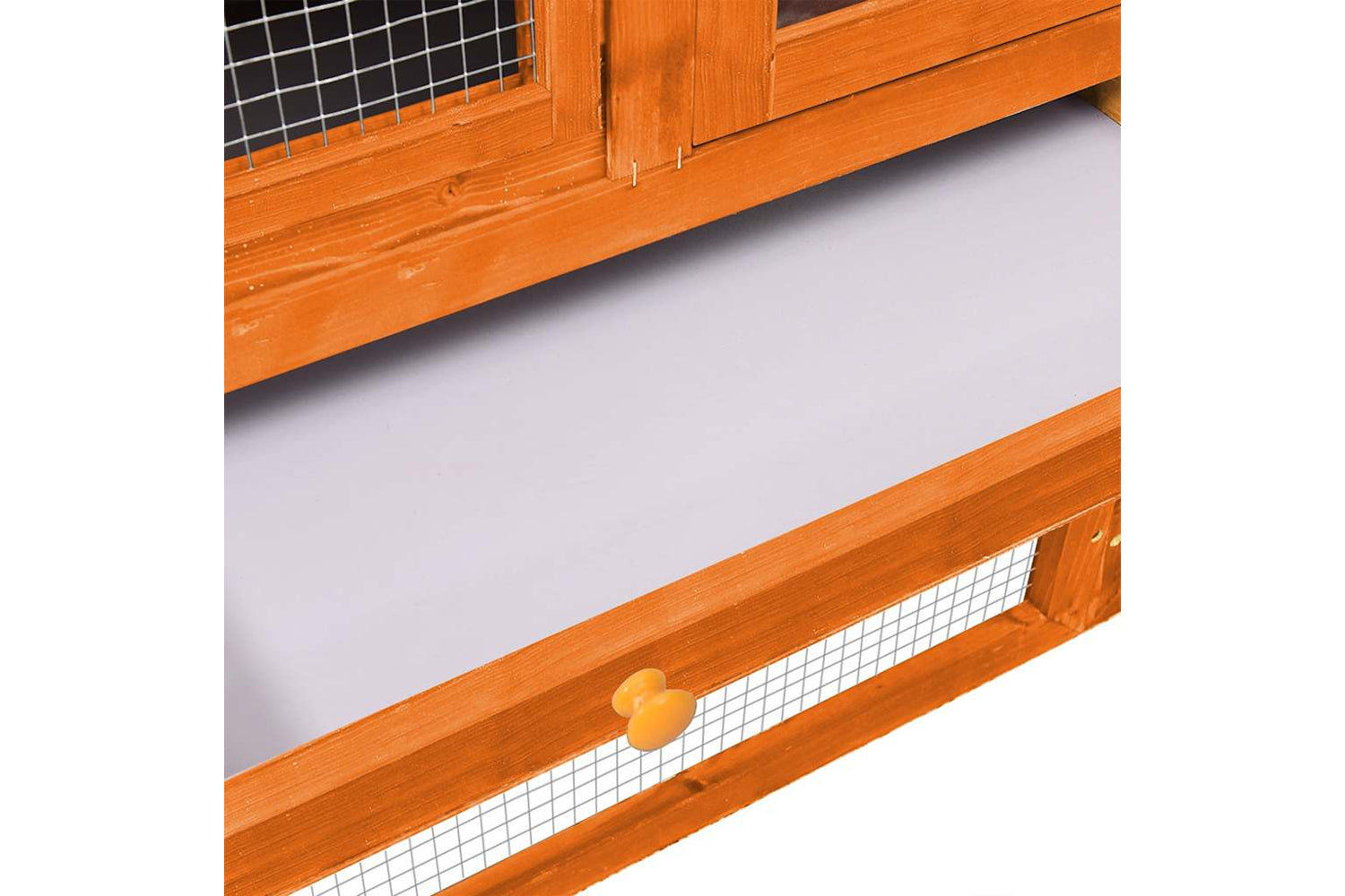 vidaXL 170868 Rabbit Hutch 140x63x120cm Solid Firwood-9