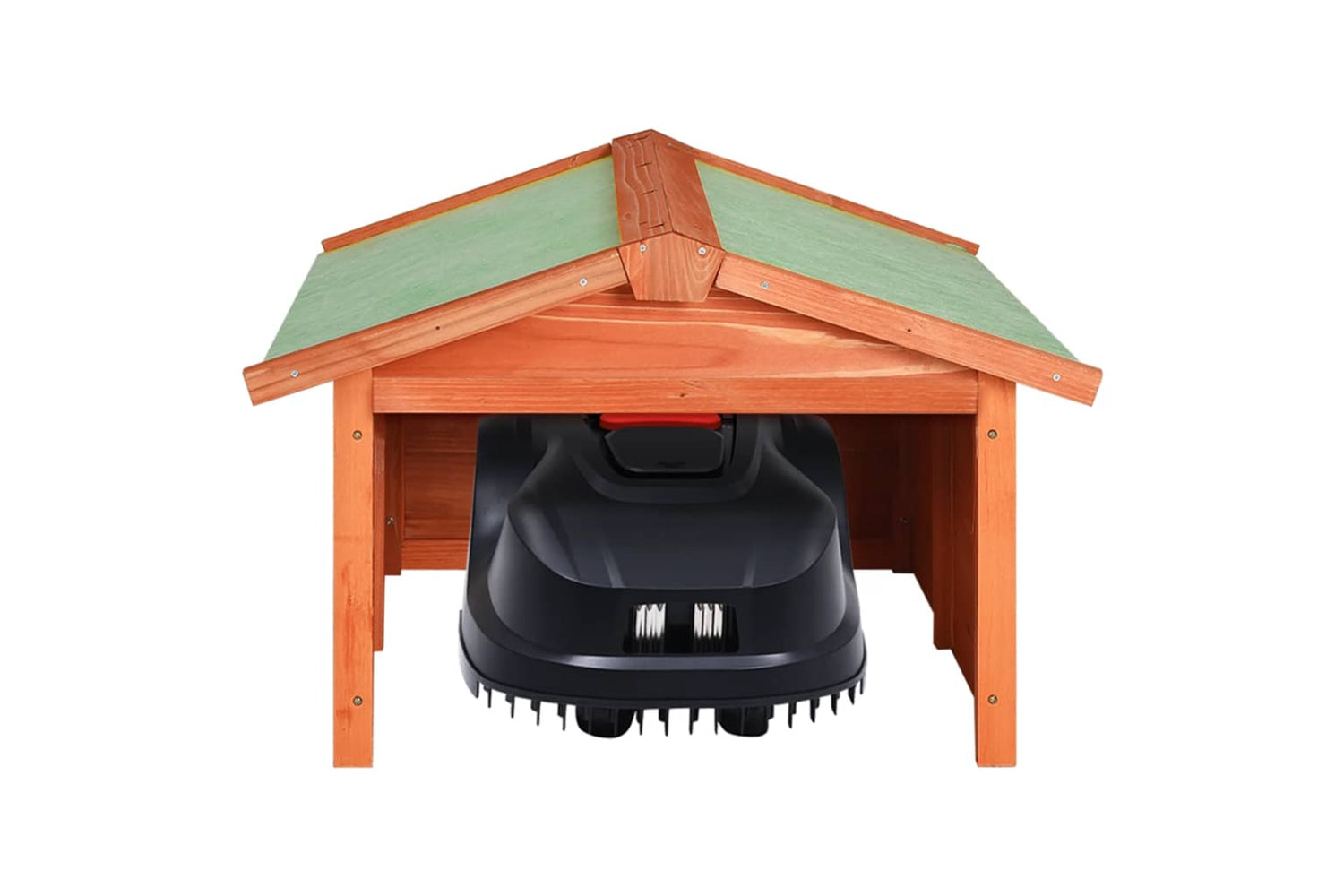 vidaXL 170878 Robotic Lawn Mower Garage 72x87x50cm Solid Firwood-2