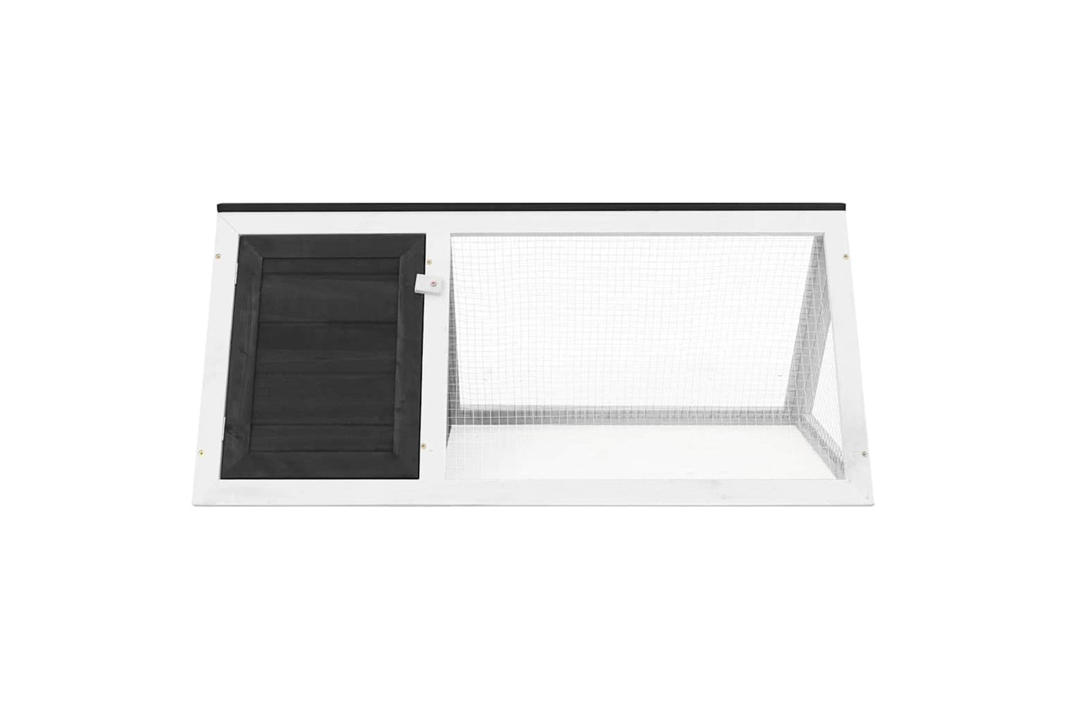 Vidaxl 170852 Animal Rabbit Cage Grey Wood-2