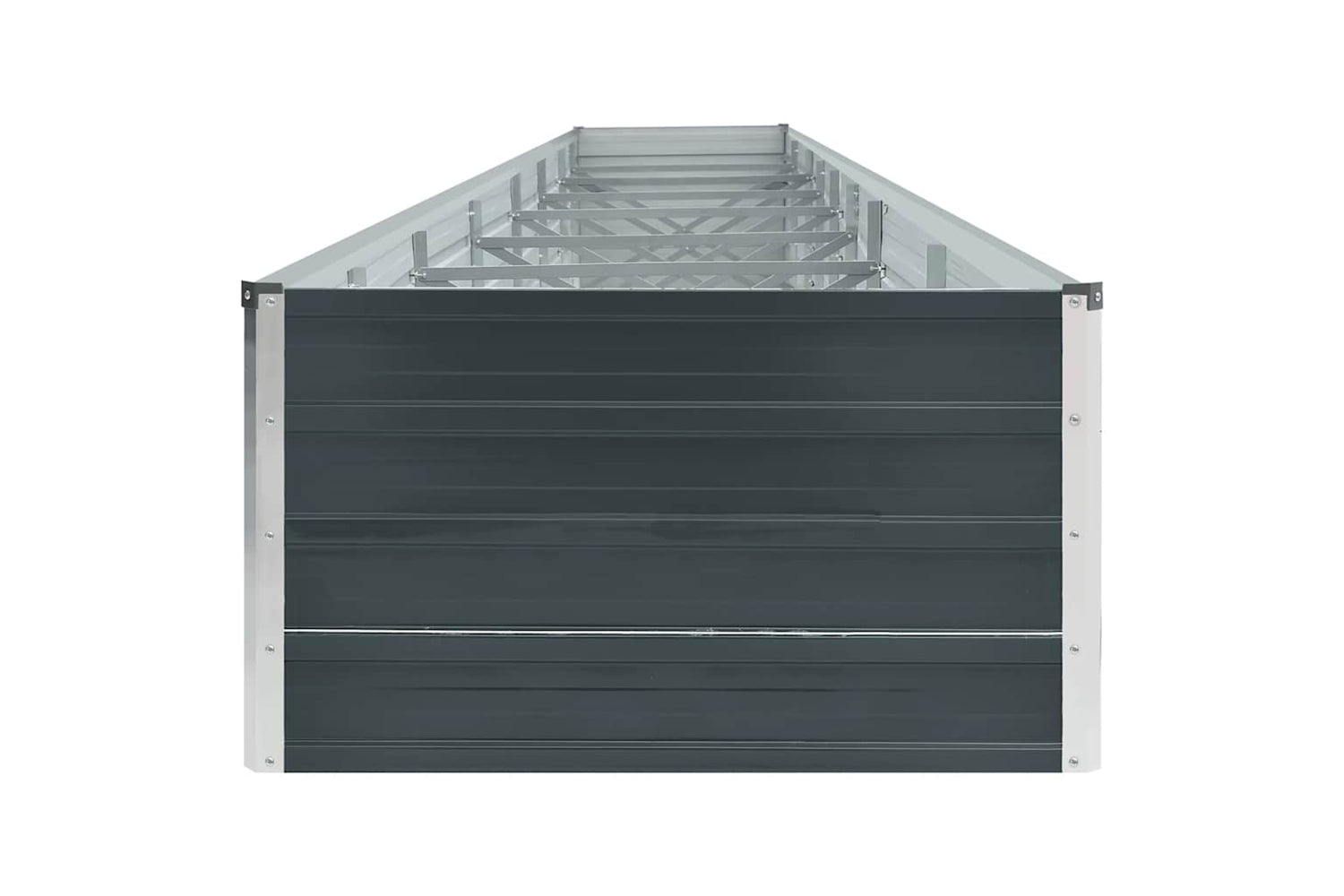 vidaXL 47075 Garden Raised Bed Galvanised Steel 600x80x45cm Anthracite-4