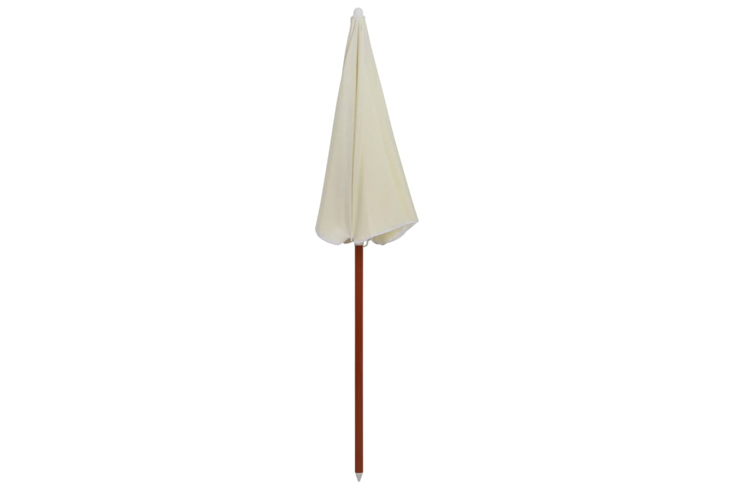 vidaXL 47798 Parasol With Steel Pole 180cm Sand-2