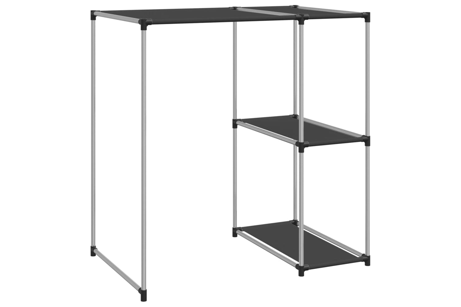 vidaXL 343145 Storage Rack Over Washing Machine Black 87x55x90.5cm Iron-4