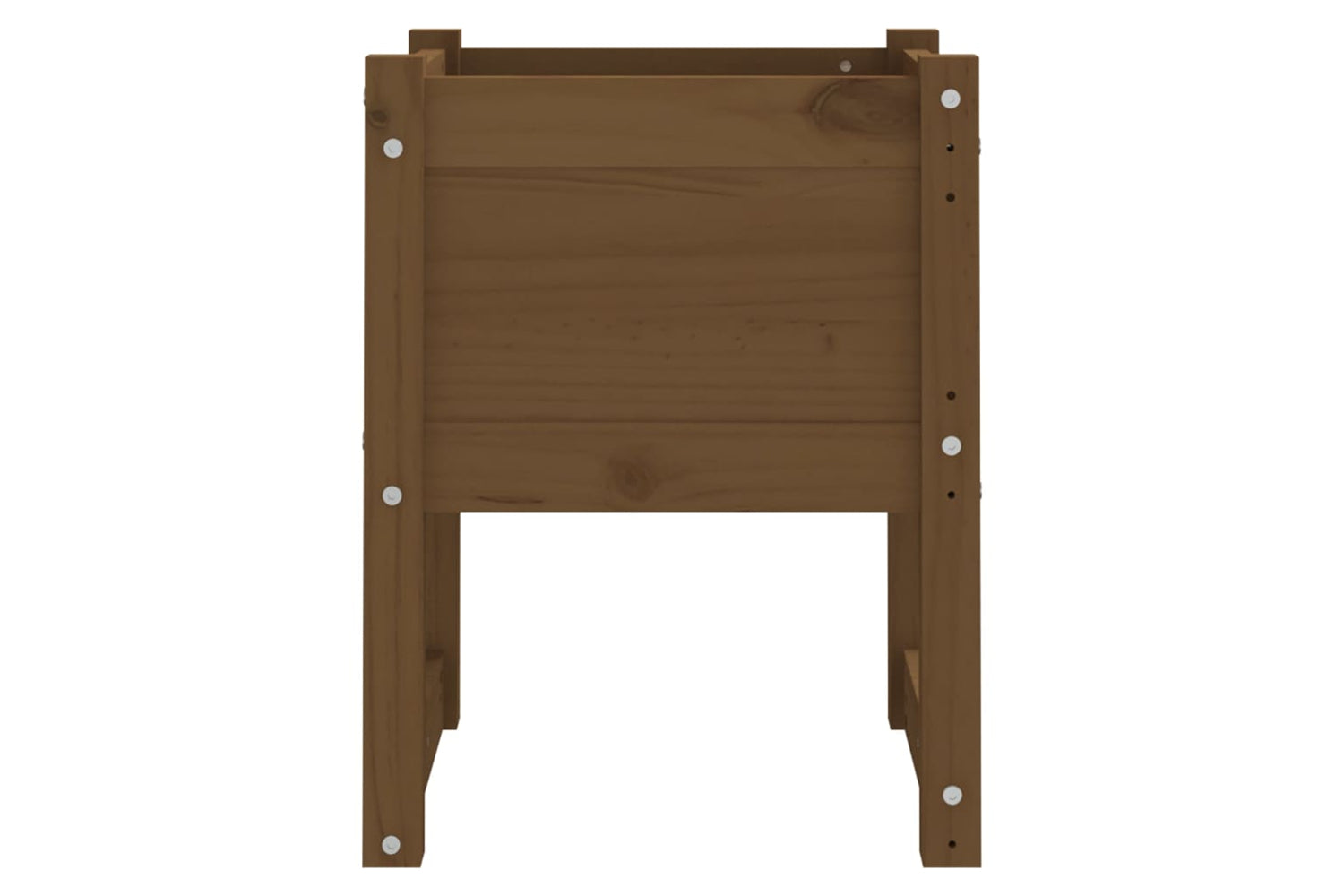 vidaXL 822114 Planters 2 Pcs Honey Brown 40x40x52.5cm Solid Wood Pine-4