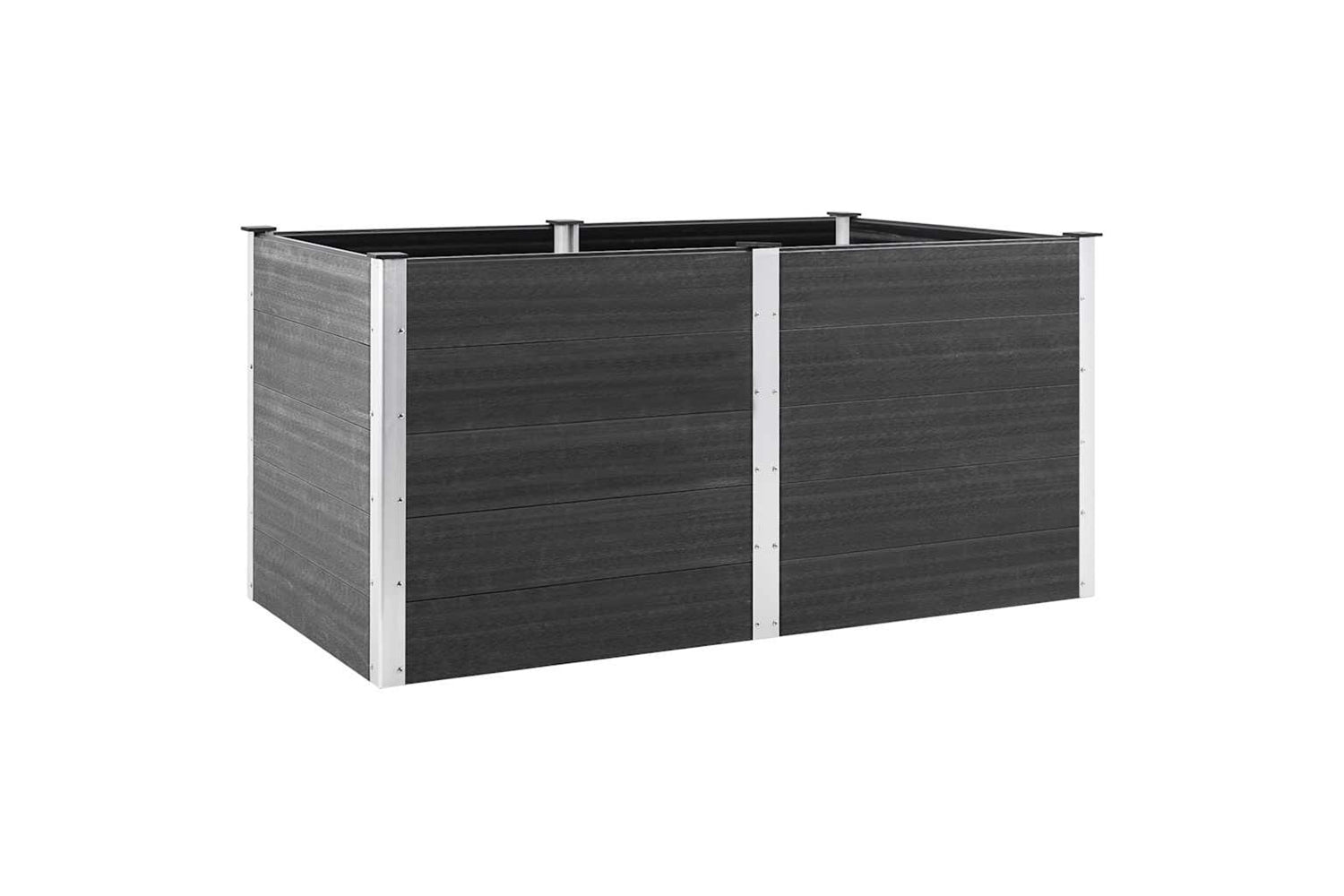 vidaXL 318098 Garden Raised Bed 200x100x91cm Wpc Grey