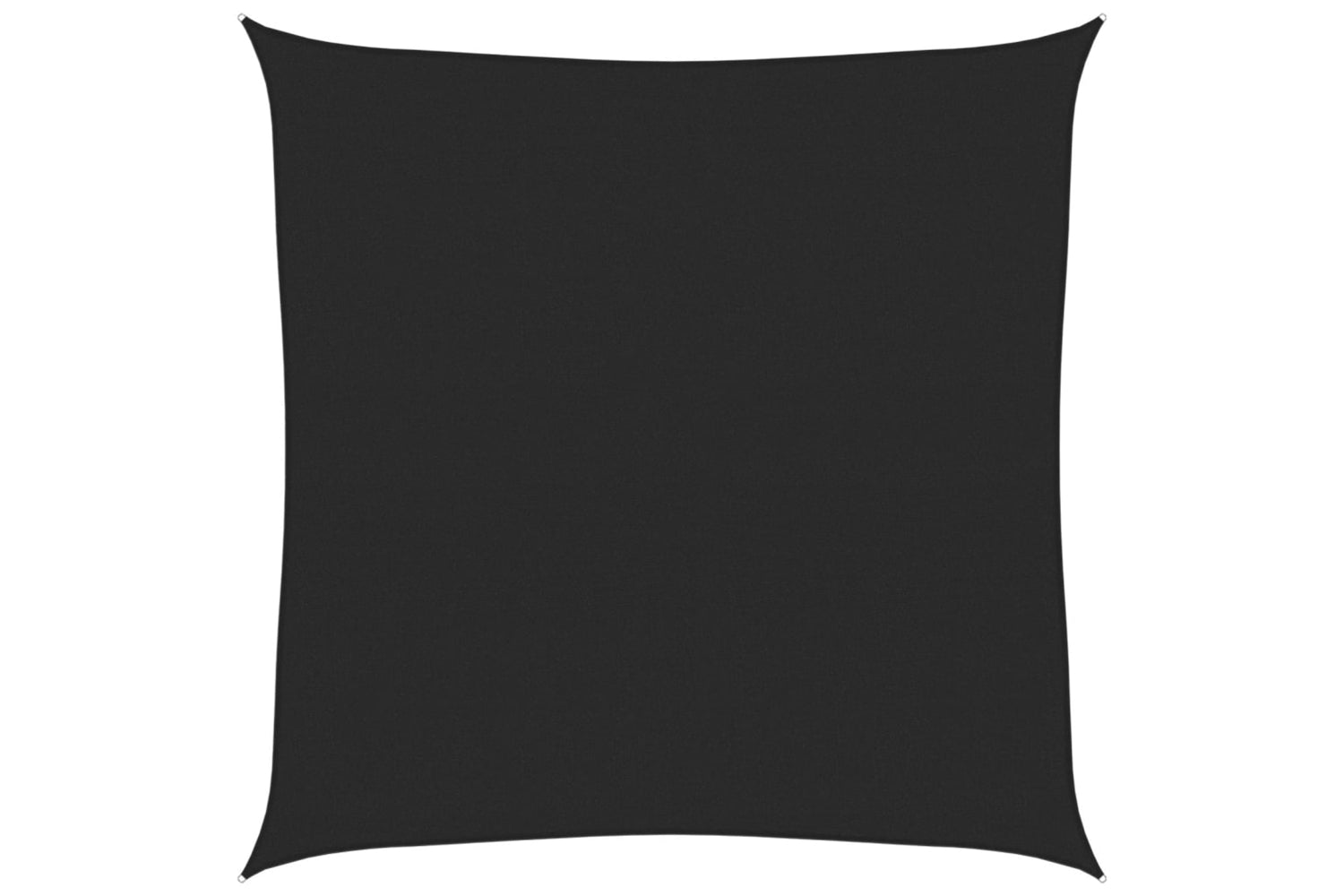 vidaXL 311720 Sunshade Sail 160 G/mÂ² Black 7x7 M Hdpe