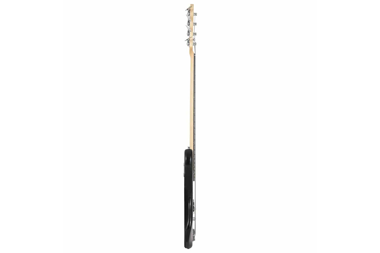 vidaXL 70184 Electric Bass Guitar For Beginner With Bag Brown And White 4/4 46"-4