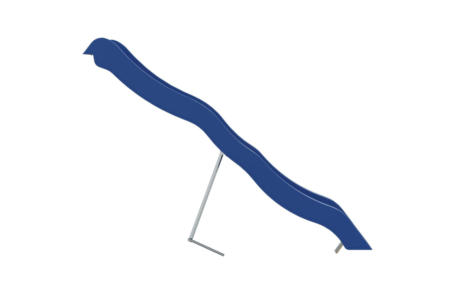 Vidaxl - 833278 Play Slide Blue 210x40 Cm Polypropylene-3