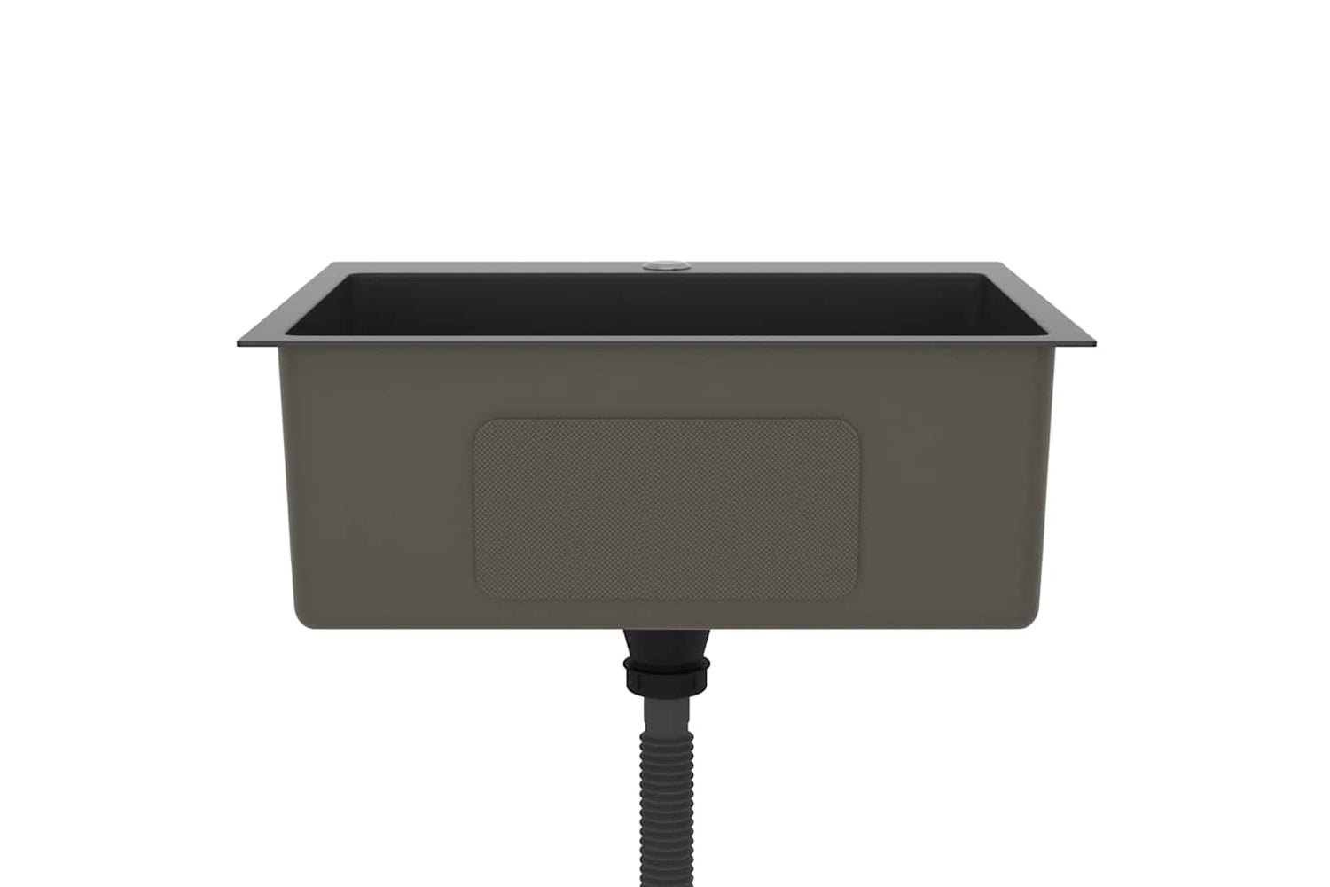 Vidaxl 51511 Handmade Kitchen Sink Black Stainless Steel-4
