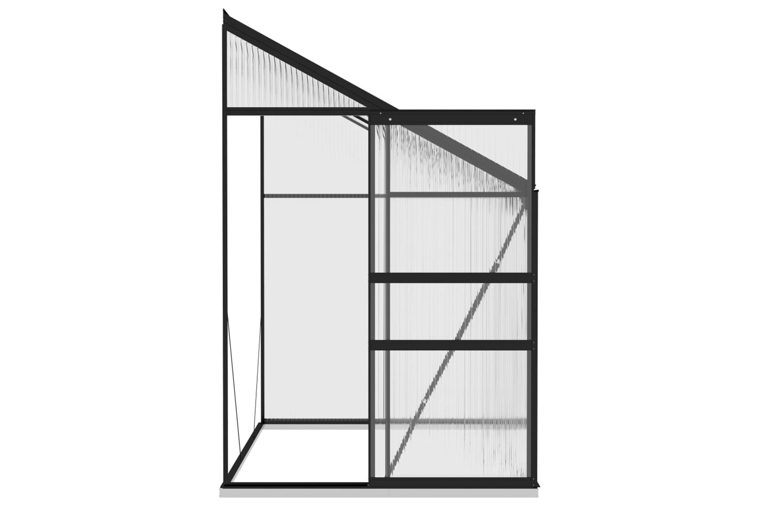 vidaXL 312050 Greenhouse Anthracite Aluminium 3.97 MÃƒÂ¢Ã‚Â³-4