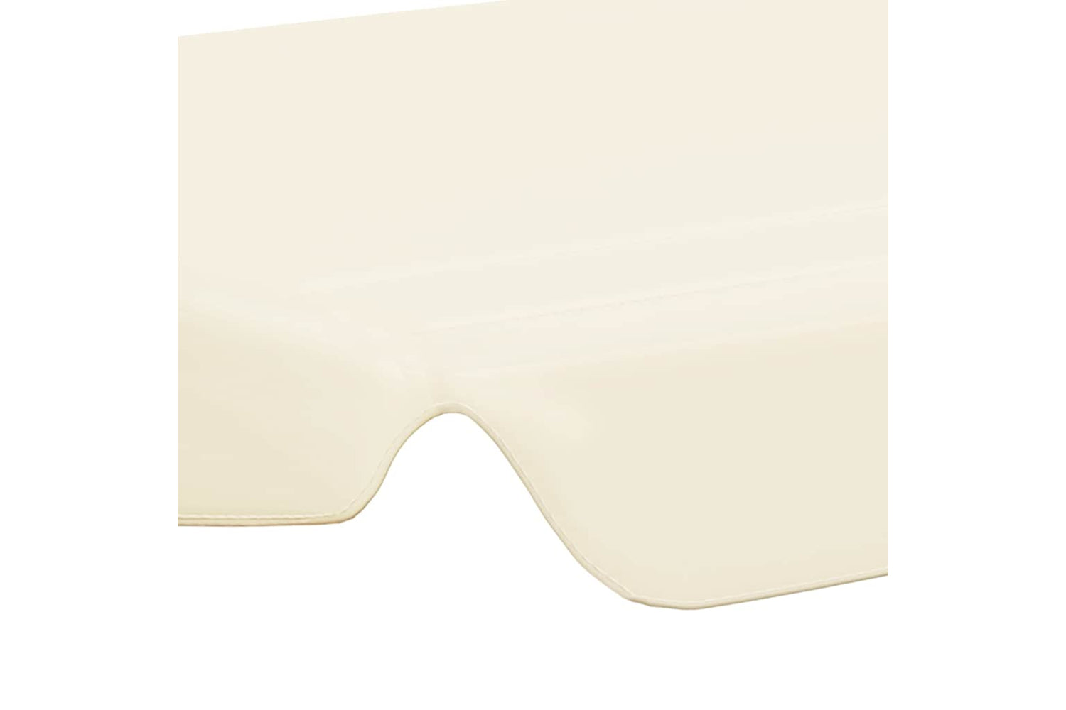 Vidaxl Replacement Canopy For Garden Swing Cream 188/168x145/110 Cm-4