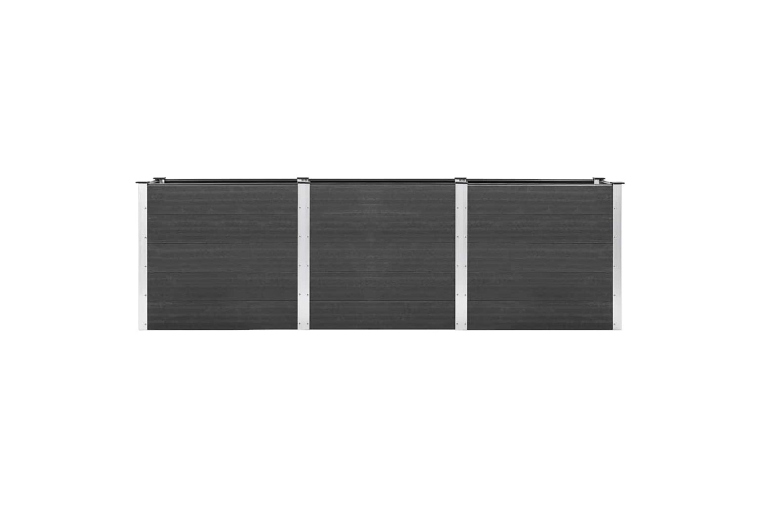 vidaXL 318100 Garden Raised Bed Grey 300x50x91cm Wpc-2