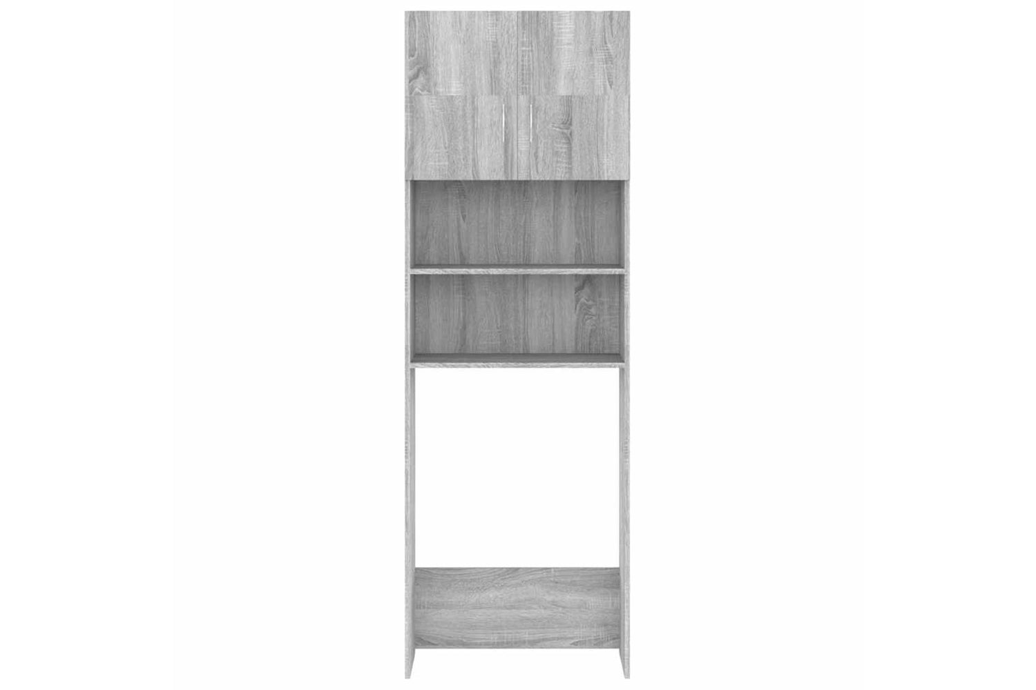Vidaxl Washing Machine Cabinet Grey Sonoma 64x25.5x190 Cm-2