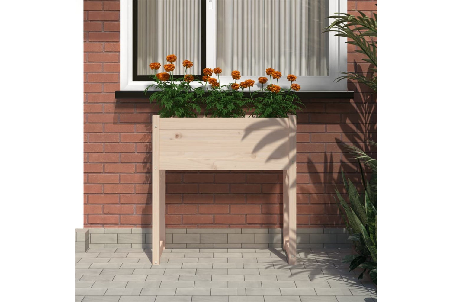 vidaXL 822132 Planter 78x40x81cm Solid Wood Pine-2