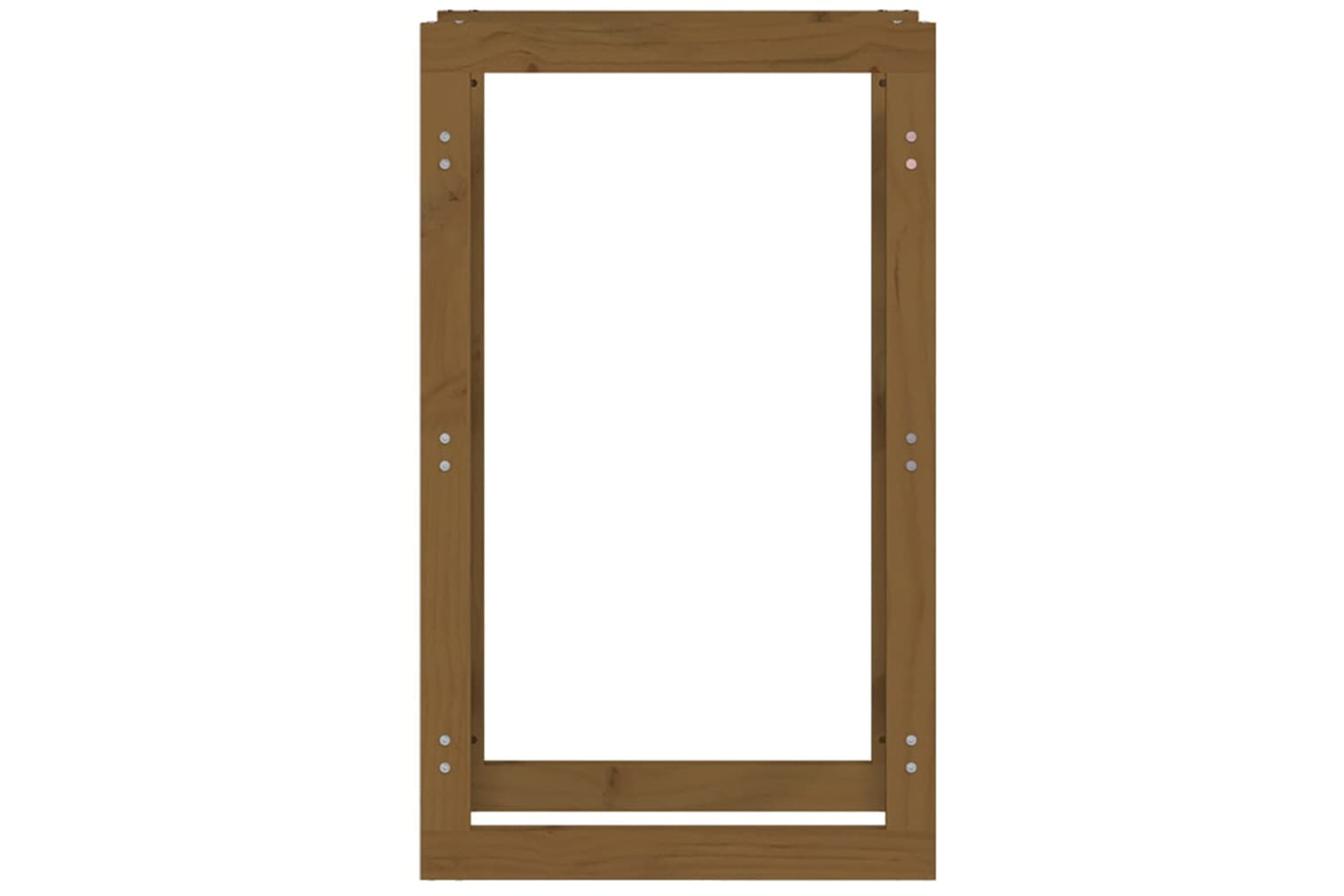 vidaXL 822415 Firewood Rack Honey Brown 60x25x100cm Solid Wood Pine-4