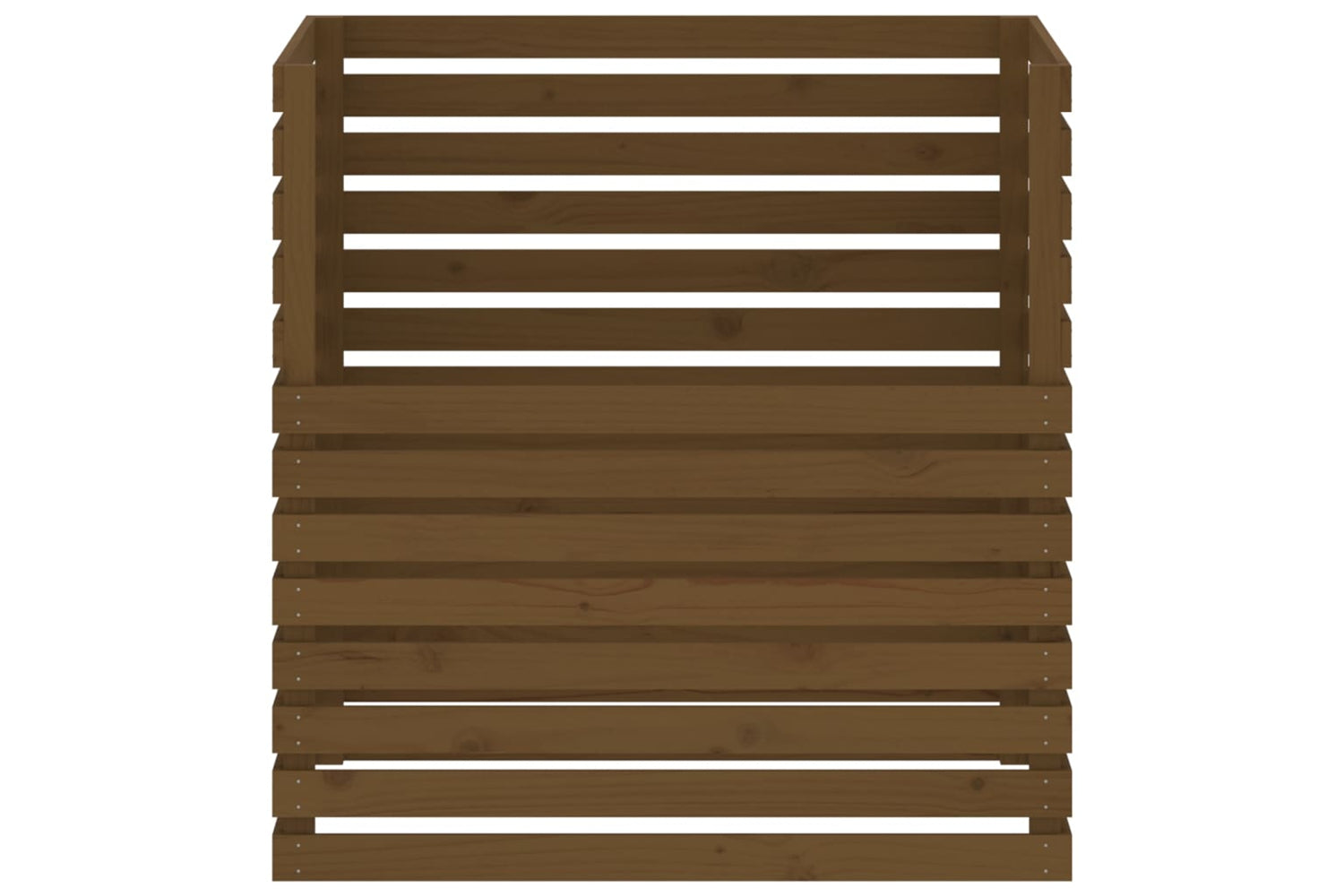 vidaXL 822195 Composter Honey Brown 100x100x102cm Solid Wood Pine-4