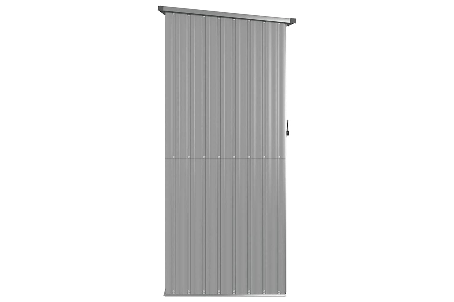vidaXL 150900 Garden Shed Grey 118.5x97x209.5cm Galvanised Steel-4