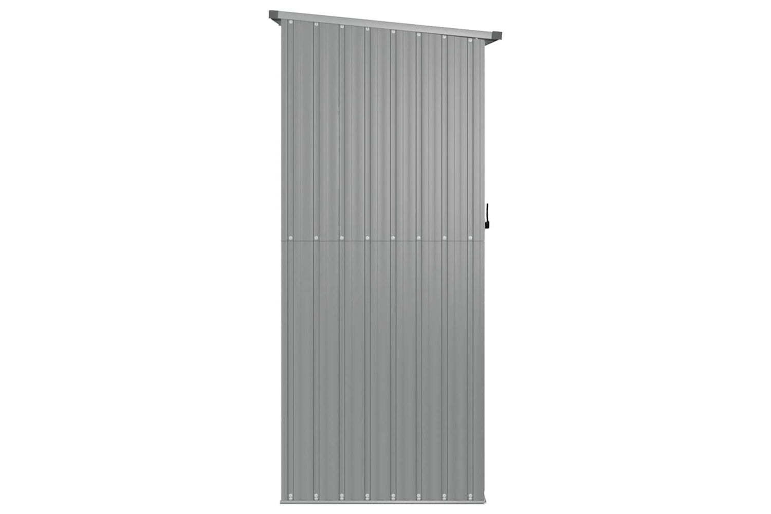 vidaXL 150904 Garden Shed Grey 180.5x97x209.5cm Galvanised Steel-4