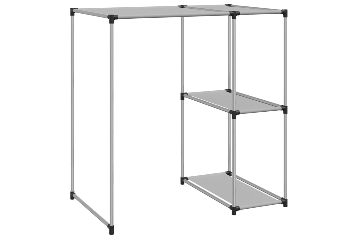 vidaXL 343146 Storage Rack Over Washing Machine Grey 87x55x90.5cm Iron-4