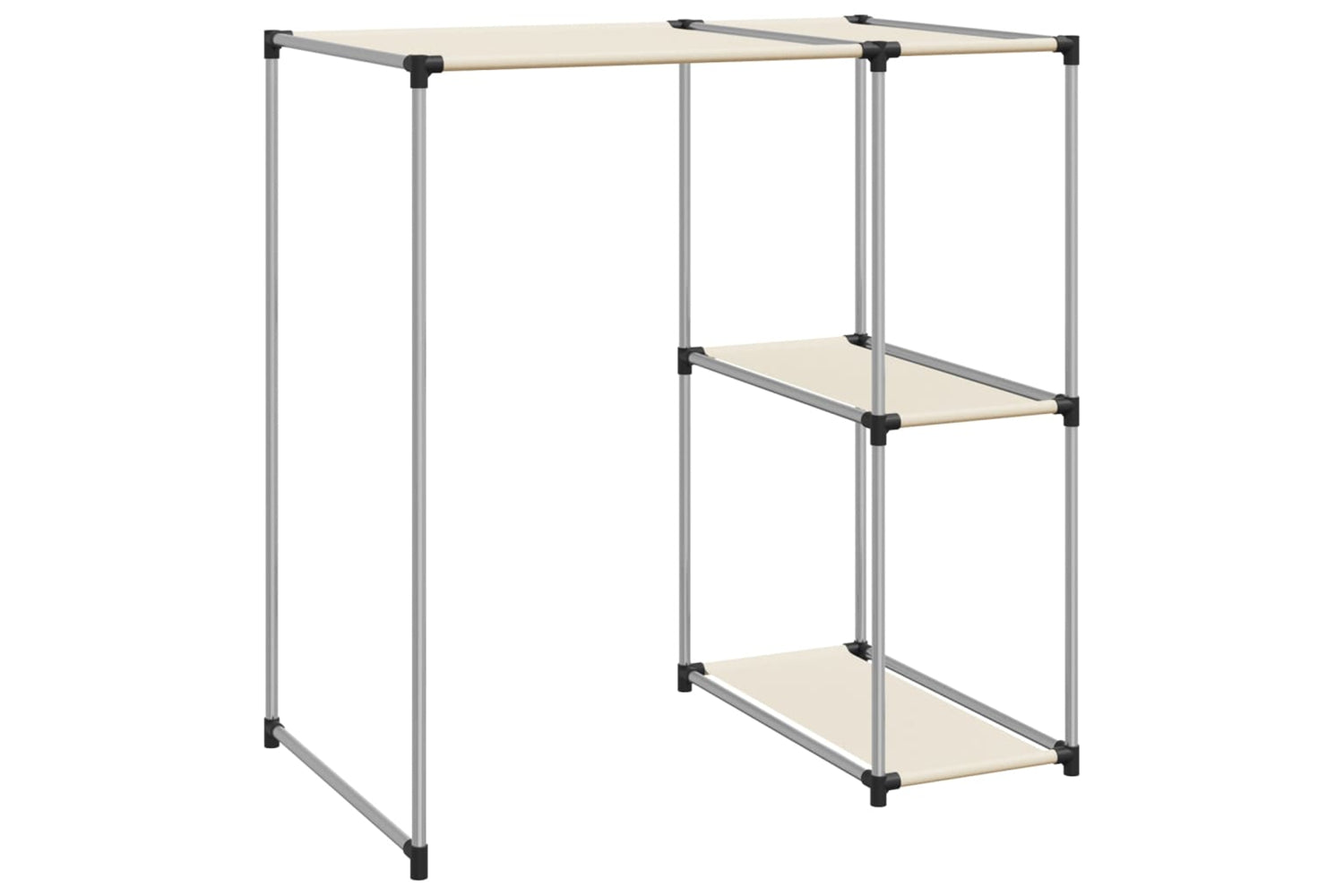 vidaXL 343147 Storage Rack Over Washing Machine Cream 87x55x90.5cm Iron-4