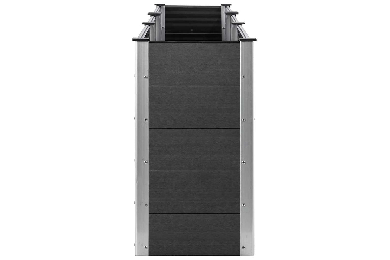 vidaXL 318100 Garden Raised Bed Grey 300x50x91cm Wpc-3