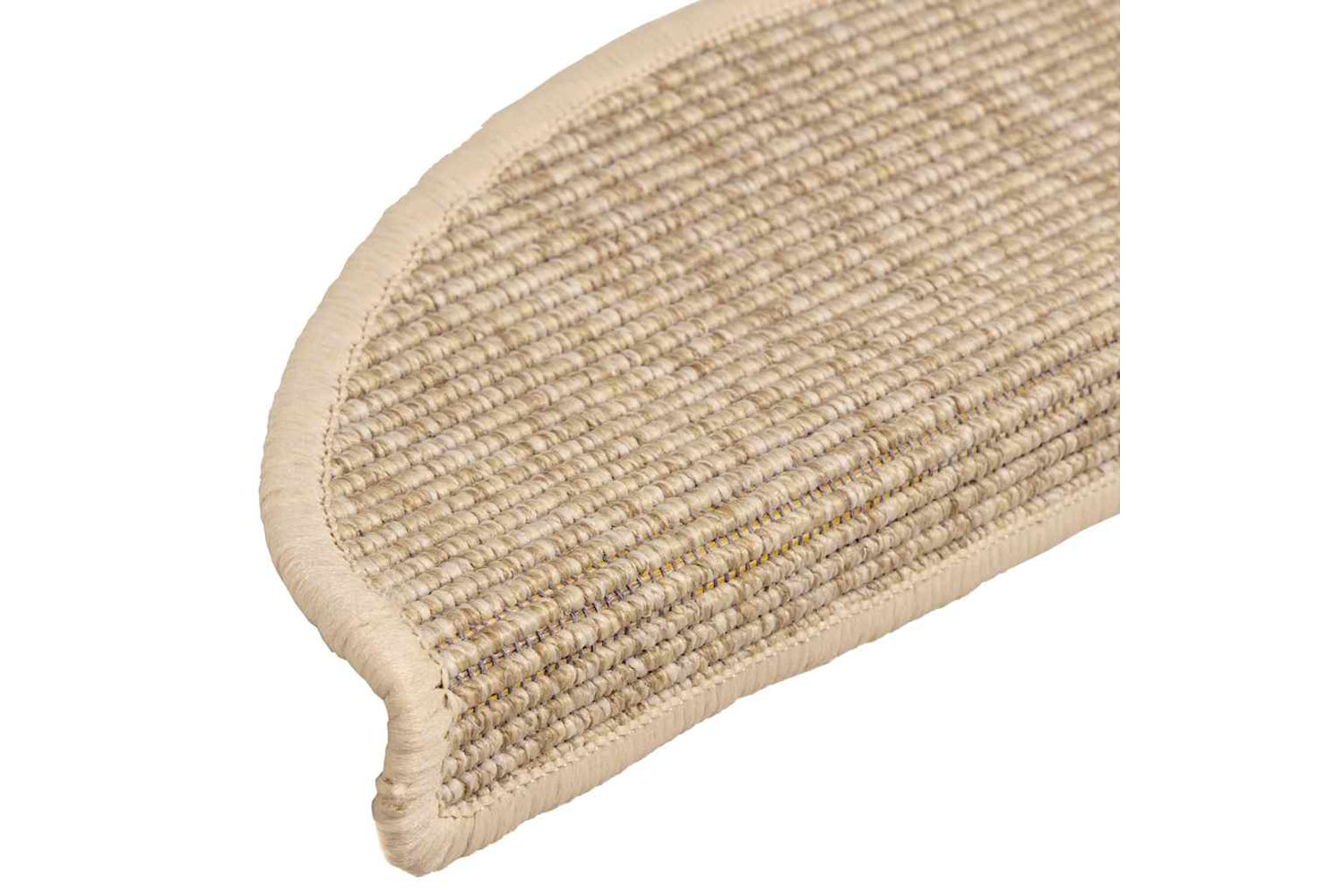 vidaXL 326897 Stair Mats Self-adhesive 15 Pcs 56x17x3cm Light Beige-6
