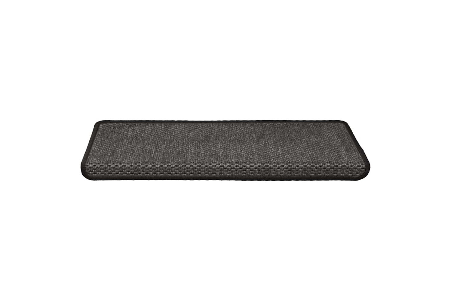 vidaXL 326885 Stair Mats Self-adhesive Sisal-look 15 Pcs 65x21x4cm Anthracite-3