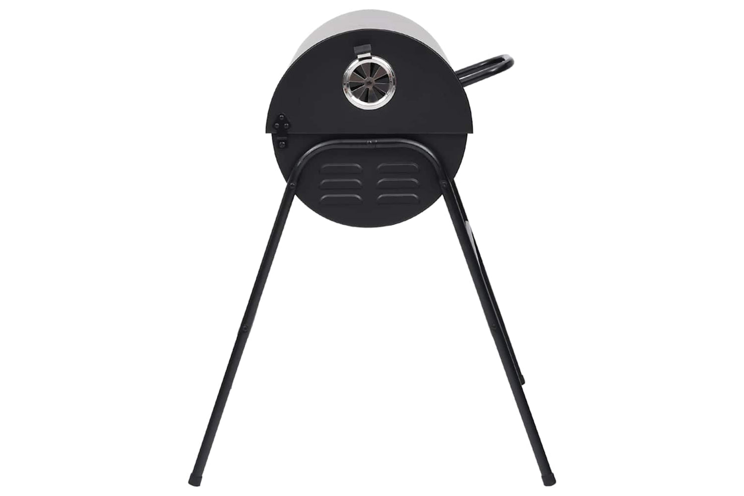 Vidaxl Barrel Grill With 2 Cooking Grids Black 80x95x90 Cm Steel-4