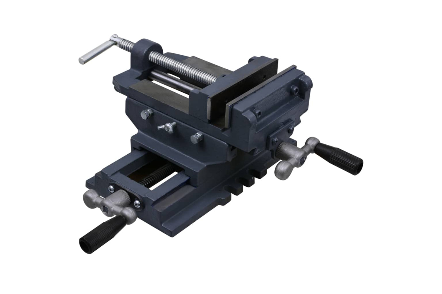 vidaXL 145384 Manually Operated Cross Slide Drill Press Vice 127mm-4