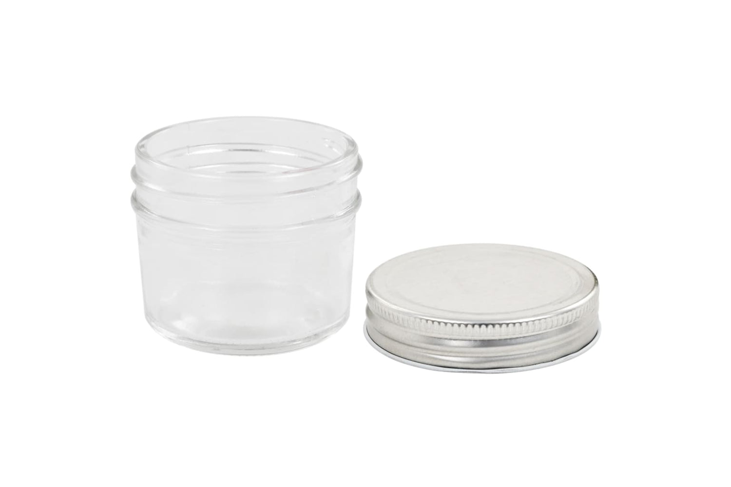 Vidaxl 50794 Glass Jam Jars With Silver Lids 96 Pcs 110 Ml-4