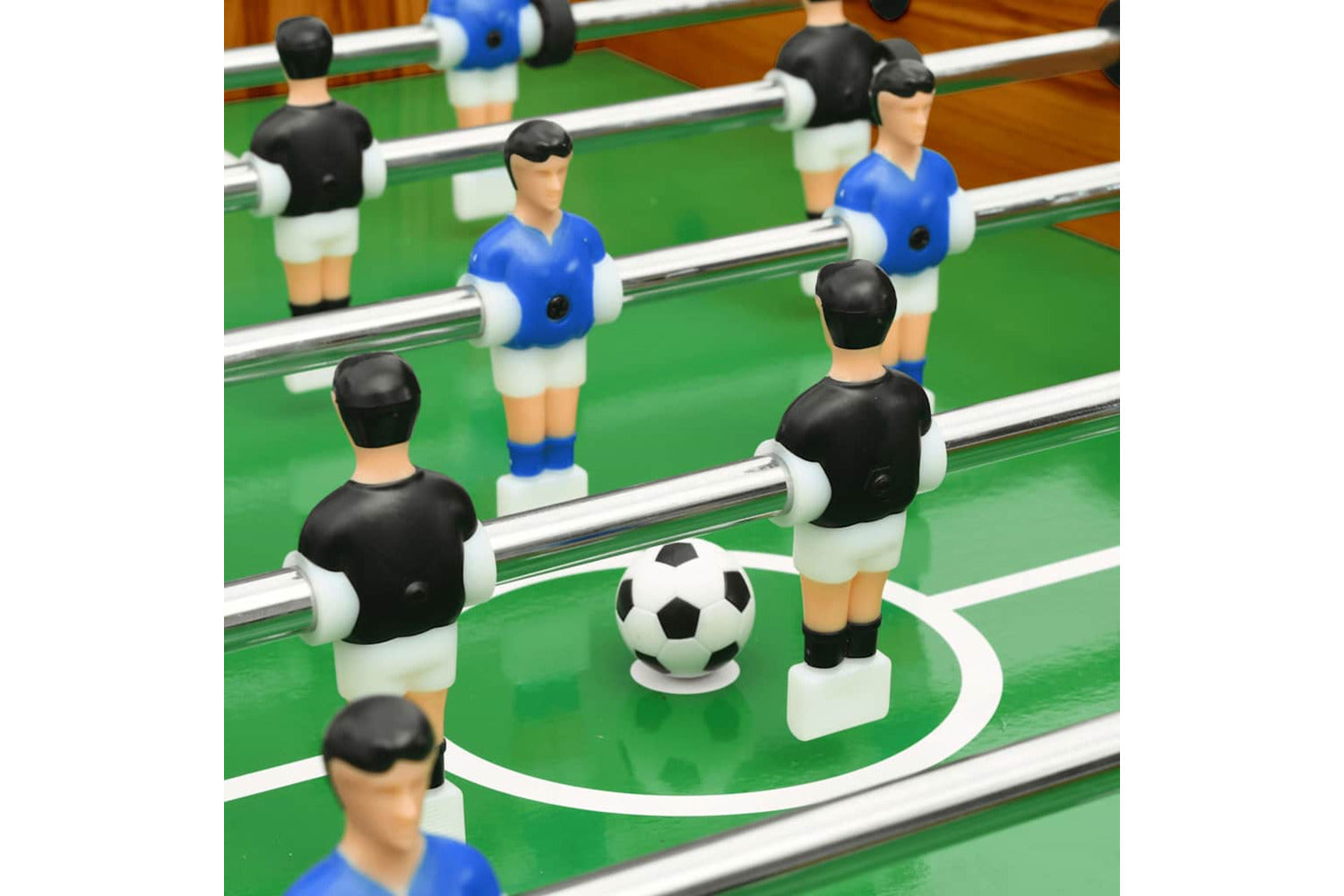 Vidaxl Folding Football Table 121x61x80 Cm Light Brown-8