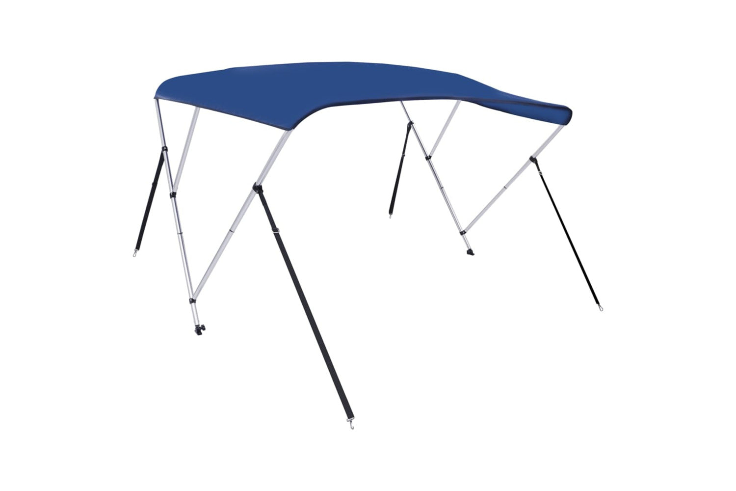 vidaXL 92364 3 Bow Bimini Top Blue 183x160x137cm-4