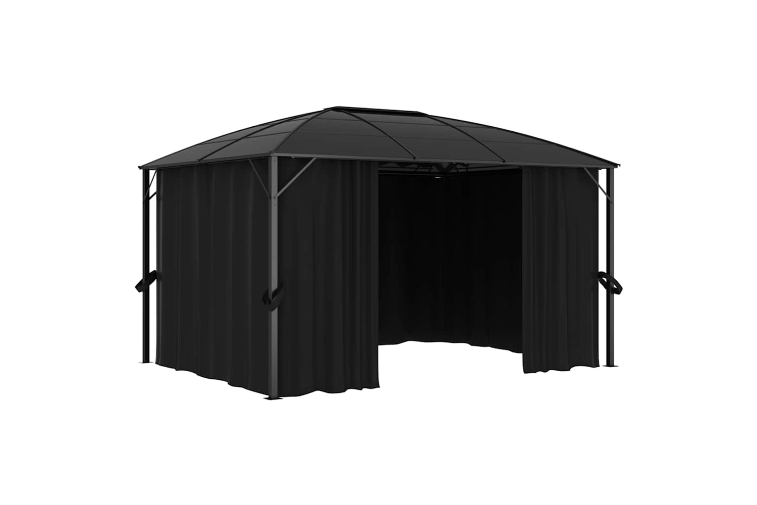 vidaXL 48601 Gazebo With Curtains 400x300x265cm Anthracite-4