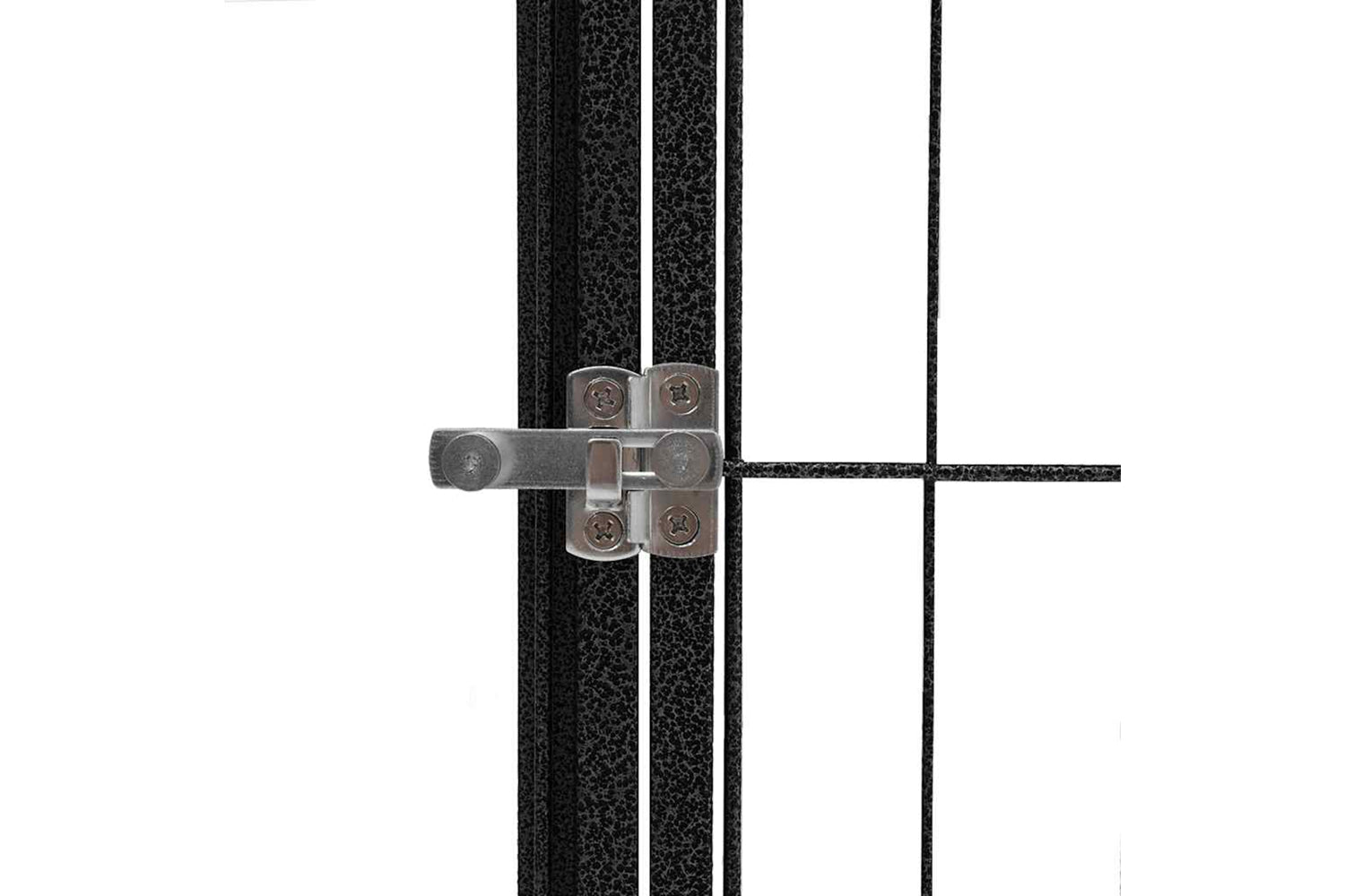 vidaXL 3115950 18-panel Dog Playpen Black 50x100cm Powder-coated Steel-4