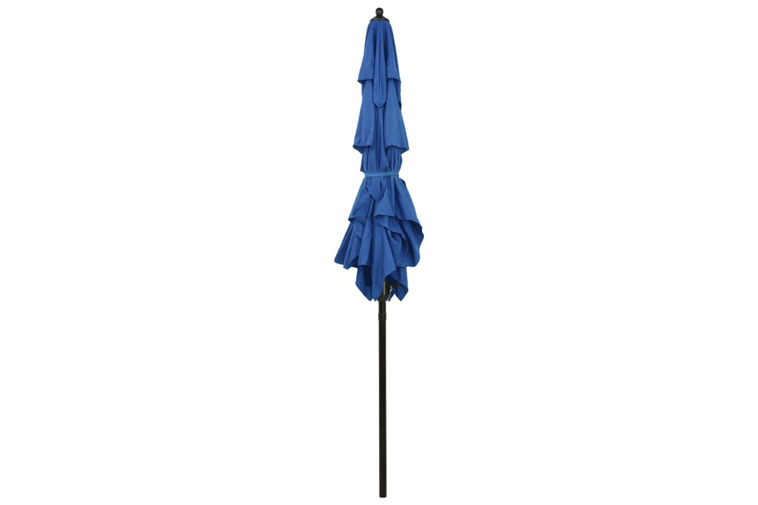 Vidaxl 313851 3-tier Parasol With Aluminium Pole Azure Blue 2x2 M-4